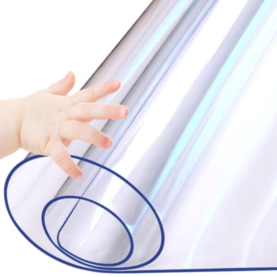 Desk Corner Mat - 35X50 Inch Clear Plastic Dining Table