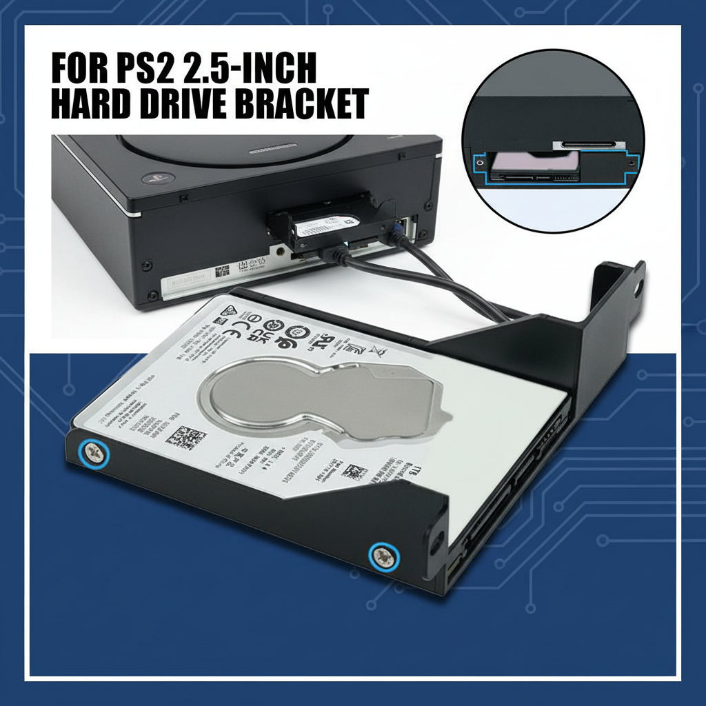 Gaming Accessories Driving - For PS2 2.5-Inch Hard Drive Fixed