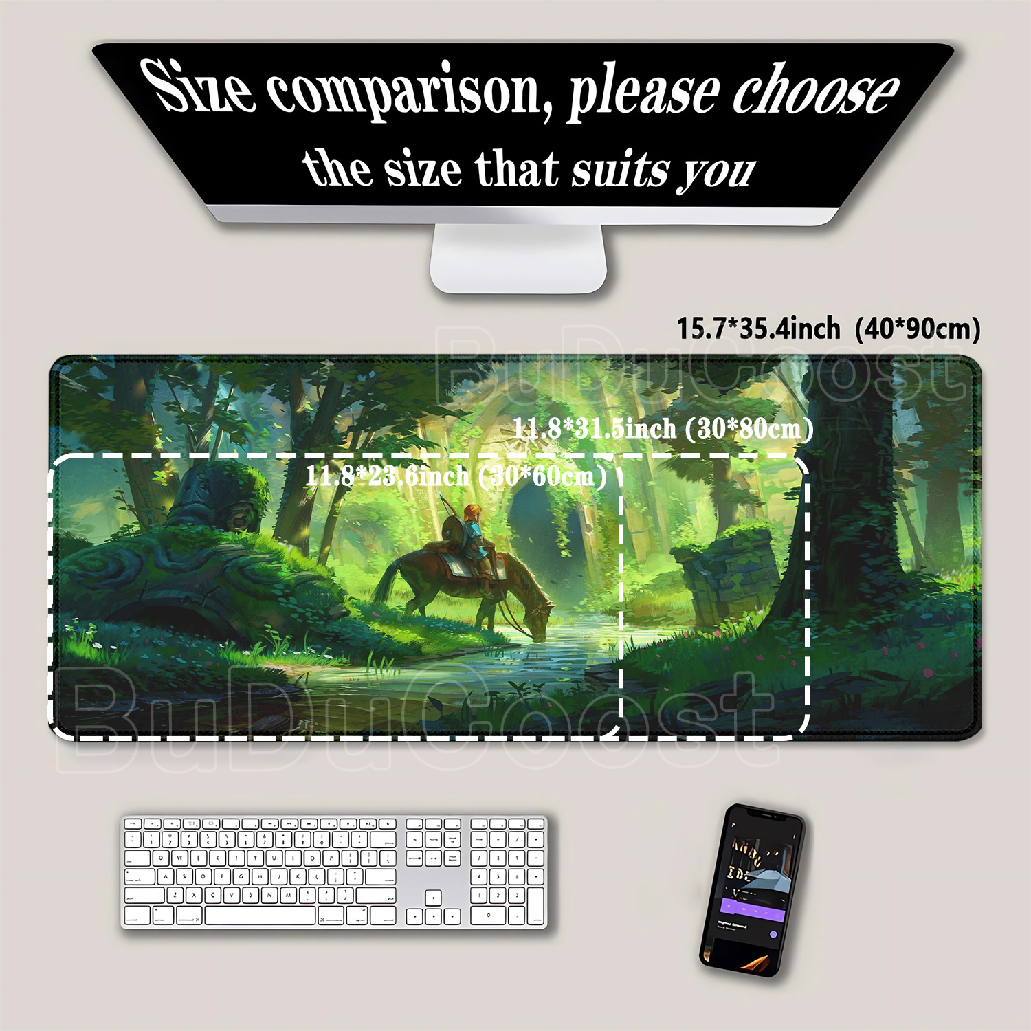 Mouse Pad Zeldas of Legends XX - Zelda Gaming Accessories review and price