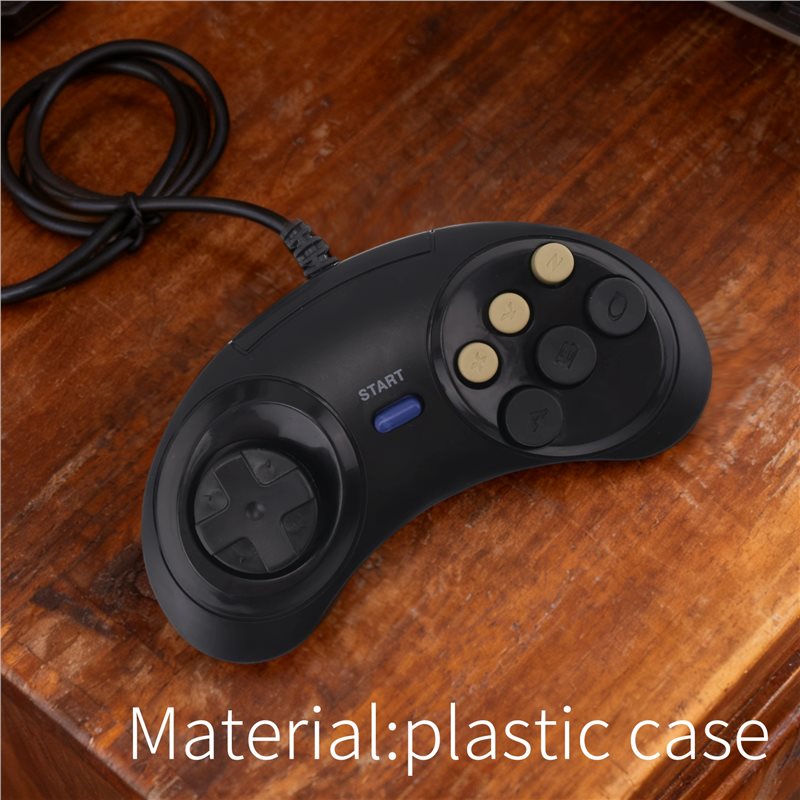 Classic Retro 6 Buttons Wired  - Gaming Accessories Driving review and price