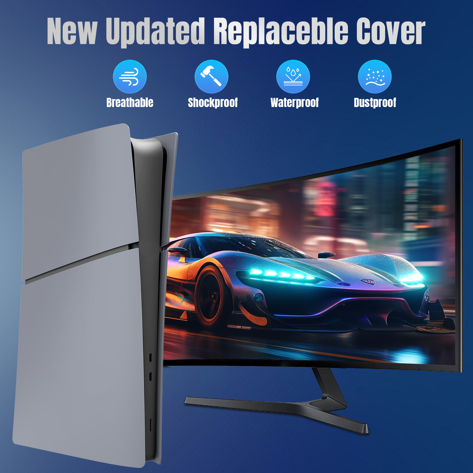 For PS5 Slim Digital /Optical  - Gaming Accessories Driving review and price