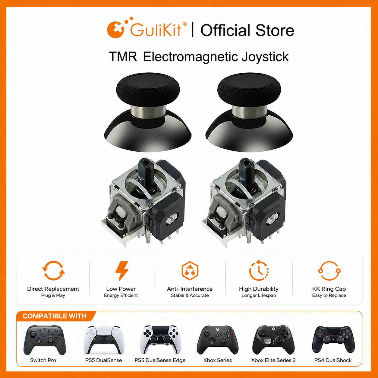 GuliKit TMR Joystick with Stic - Gaming Accessories Controller review and price