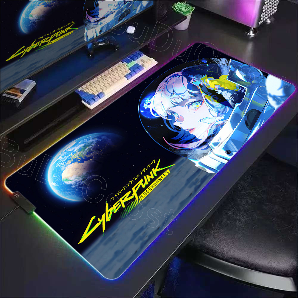 HD Anime Girl Mouse Pad RGB De - Desk Corner Mat review and price