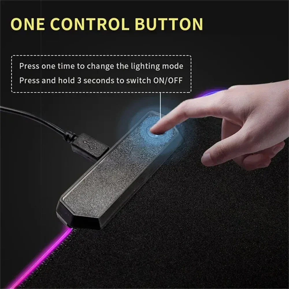 HD Anime Girl Mouse Pad RGB De - Desk Corner Mat review and price