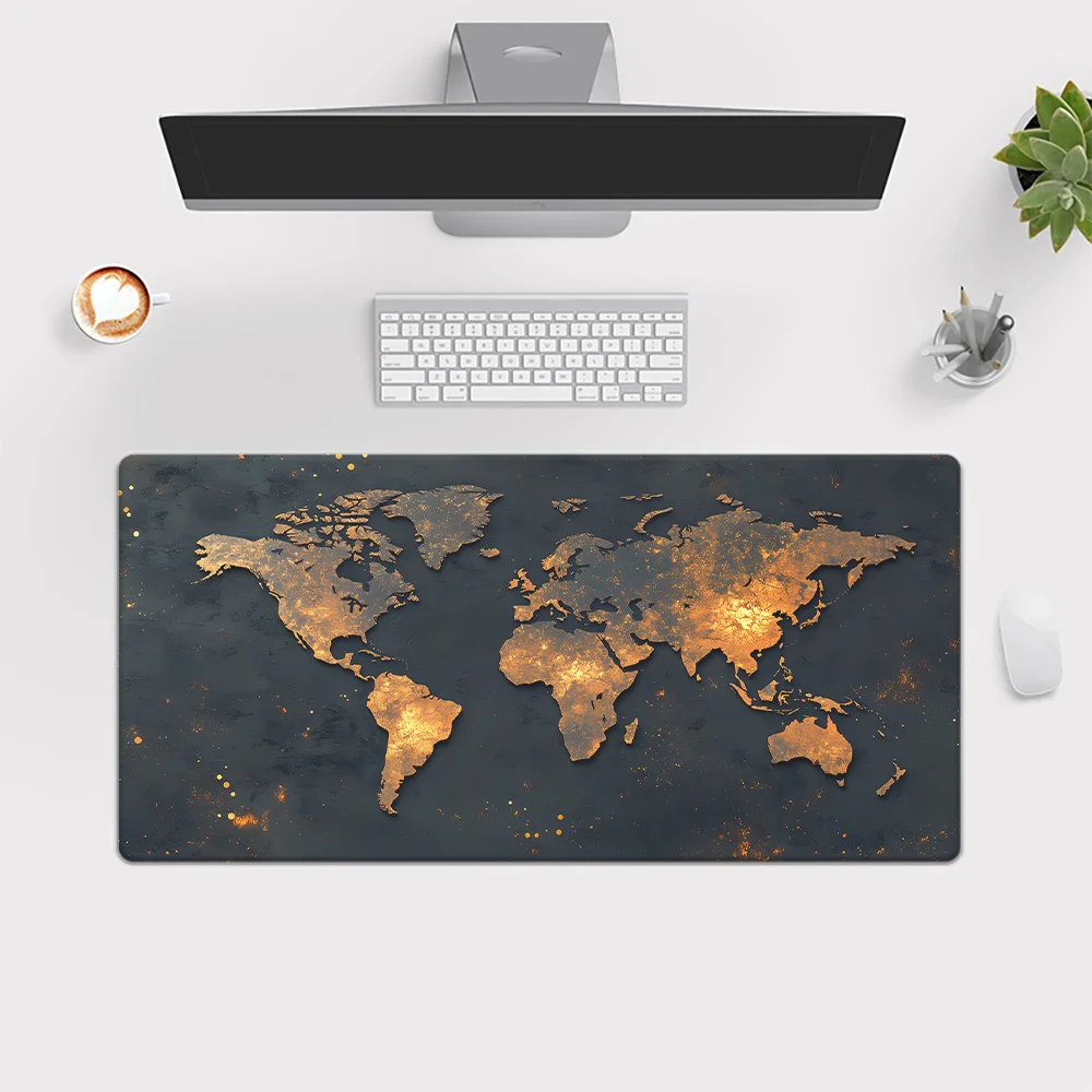 World Map Mouse Pad Large Gami - Desk Corner Mat review and price